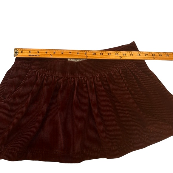 Abercrombie & Fitch corduroy miniskirt size 6 a line schoolgirl academia grunge - Picture 3 of 15